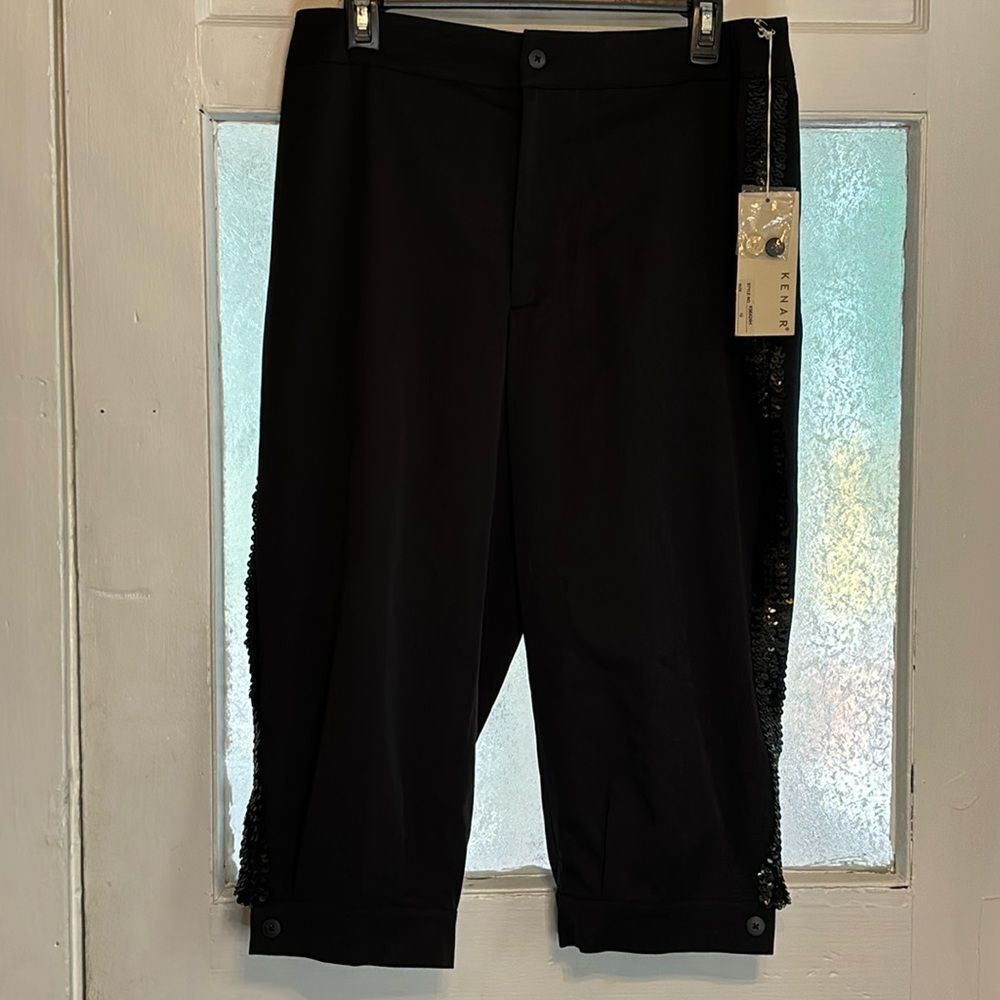 Kenar Black Women's Pants Size 12 NWT